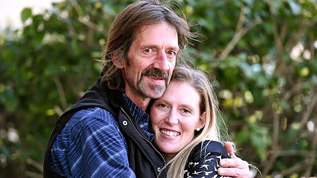 Amy Herrmann with father Peter | South Australian Jumps Racing